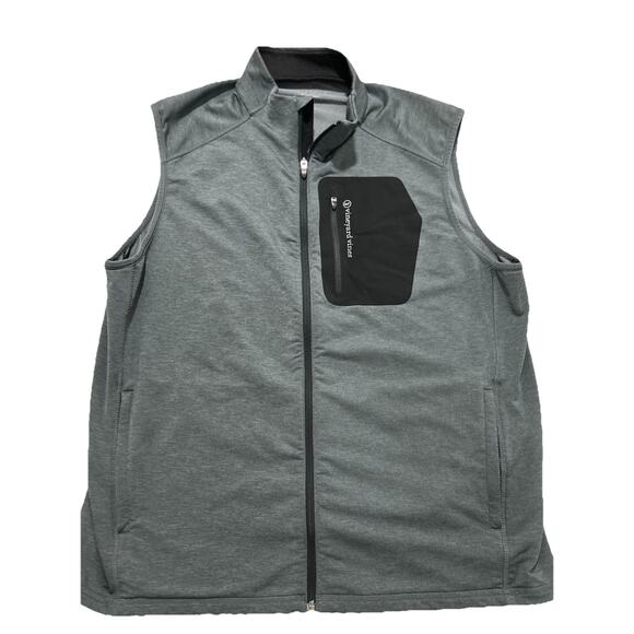 Vineyard Vines Men's XL Performance Powerstretch Vest Gray - Picture 1 of 7